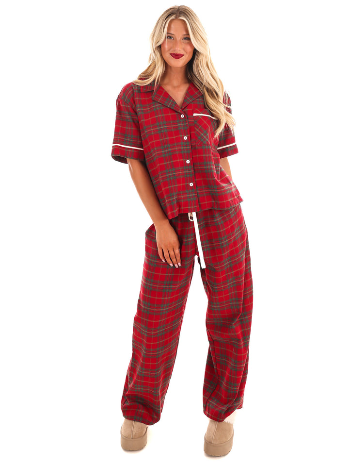 North Pole Nights Plaid Christmas Pajamas