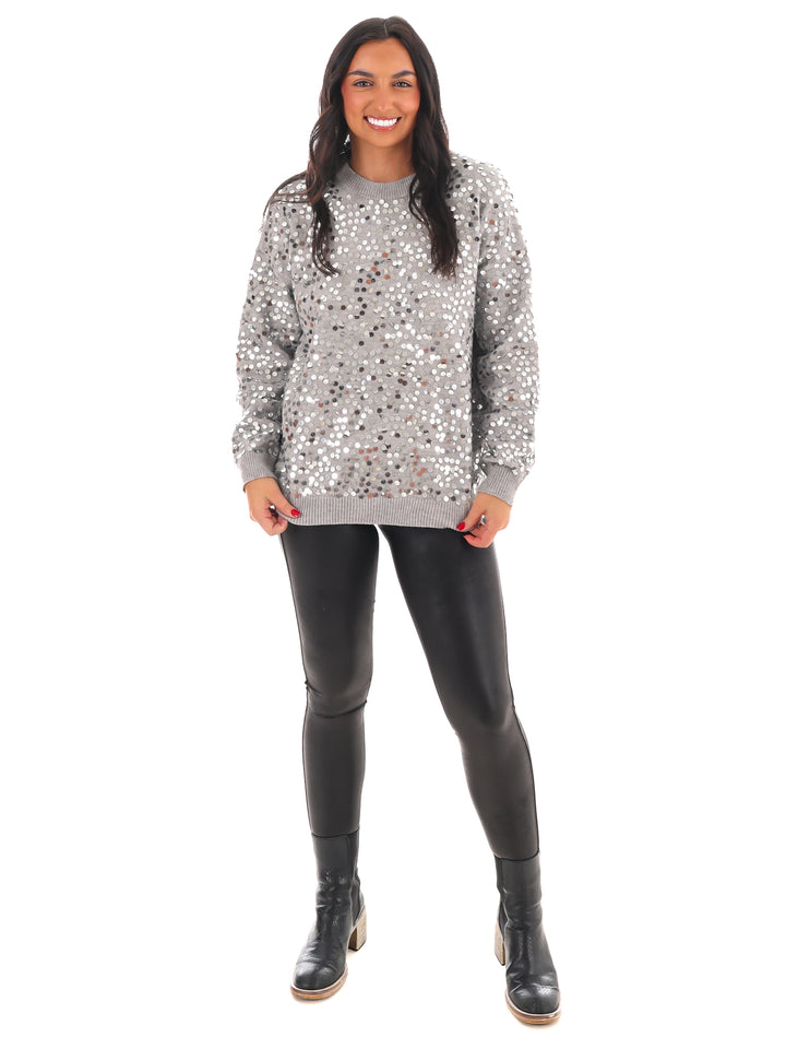 Shimmer Season Sequin Sweater