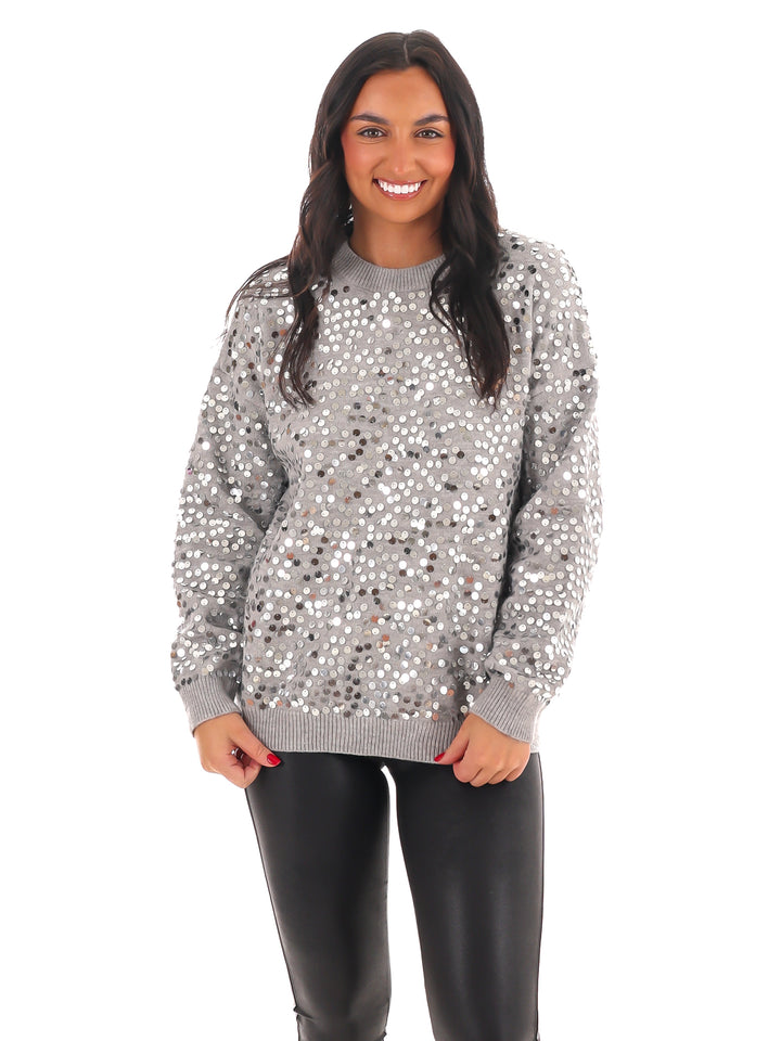 Shimmer Season Sequin Sweater