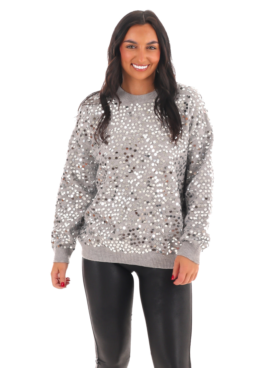 Shimmer Season Sequin Sweater