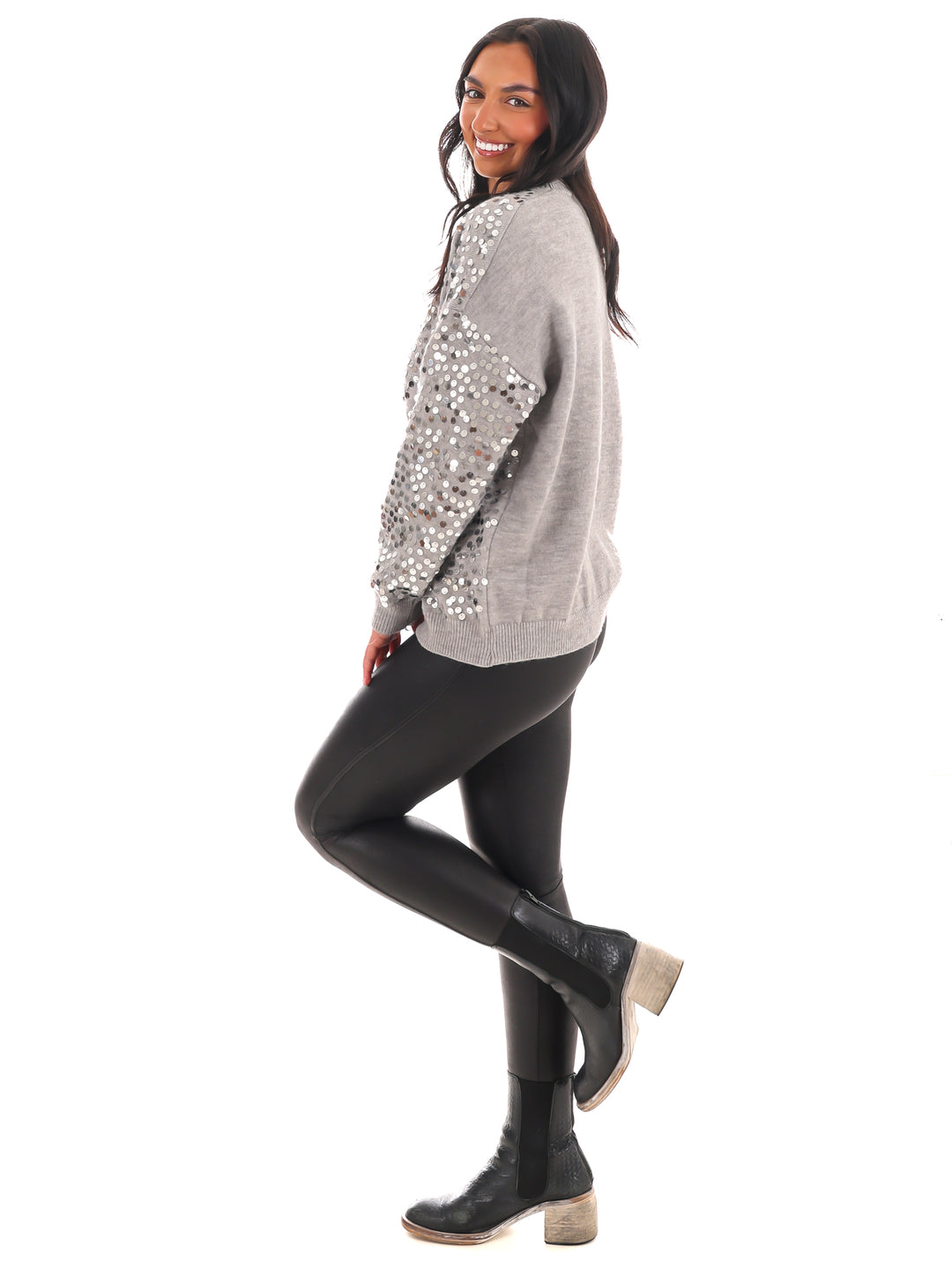 Shimmer Season Sequin Sweater