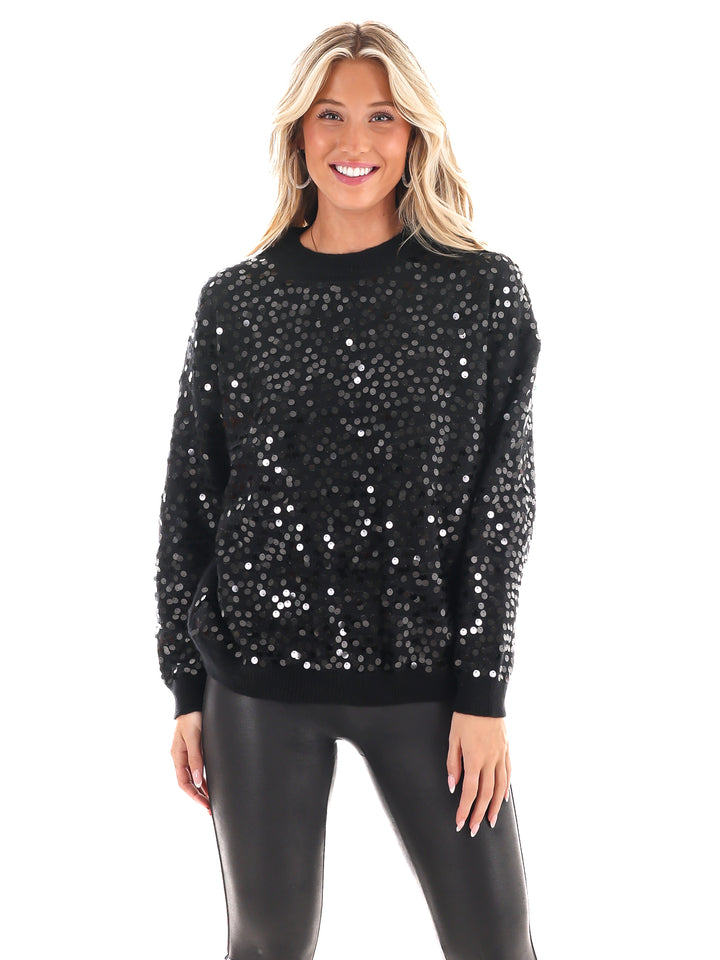 Shimmer Season Sequin Sweater