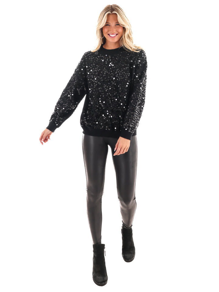 Shimmer Season Sequin Sweater