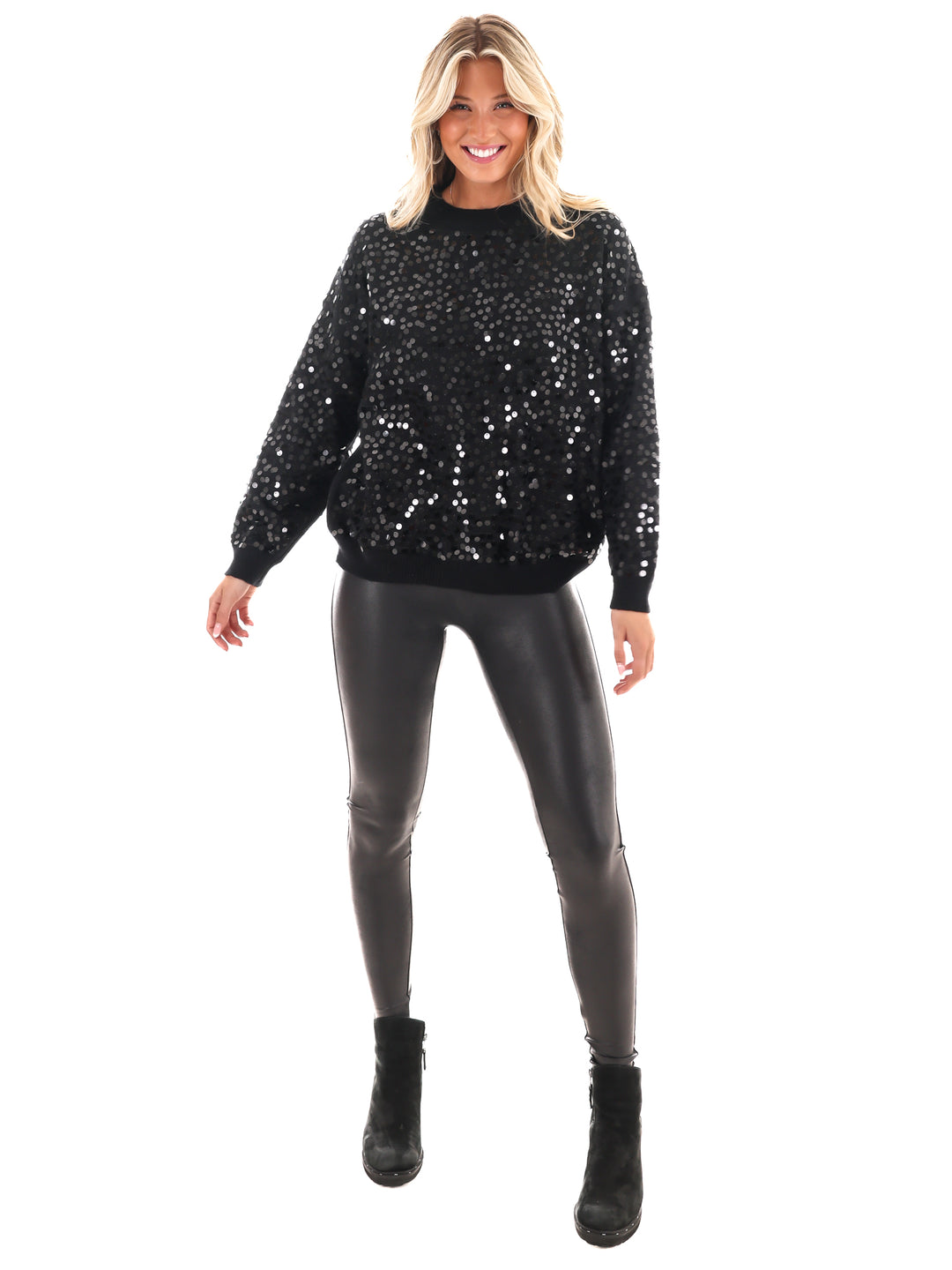 Shimmer Season Sequin Sweater