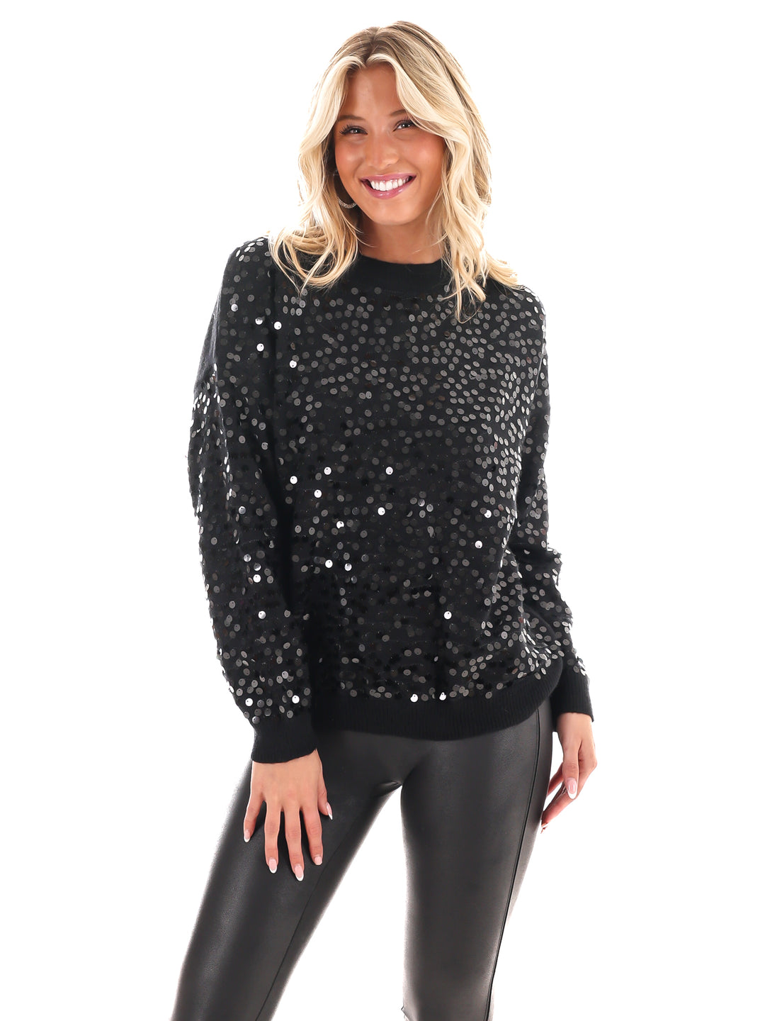 Shimmer Season Sequin Sweater