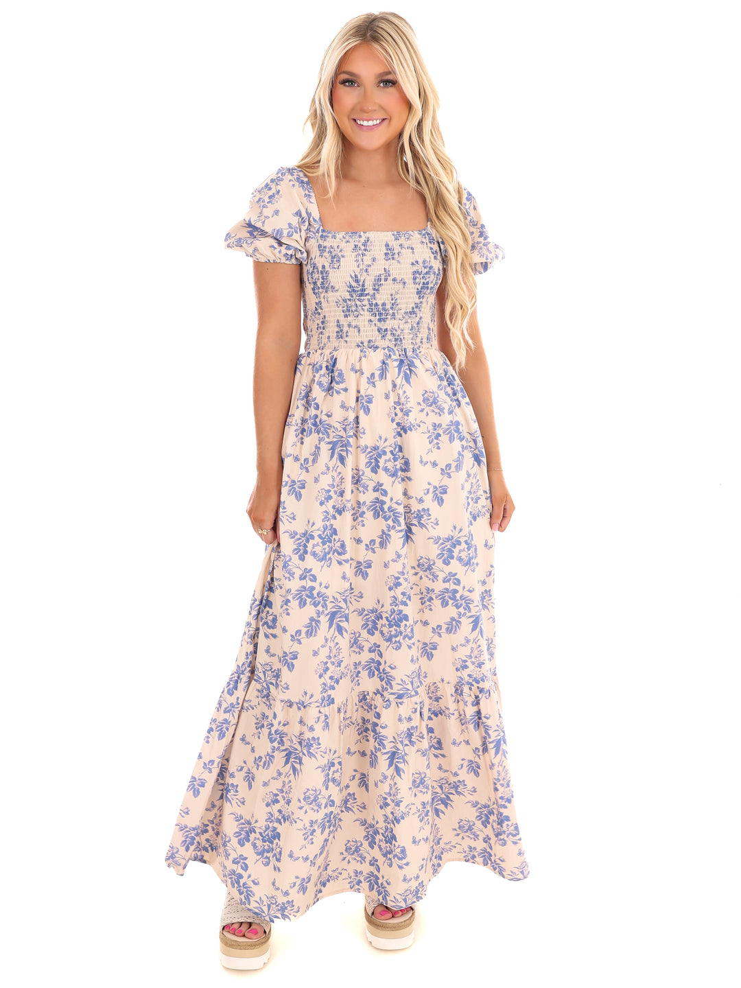 Set Me Free Floral Maxi Dress