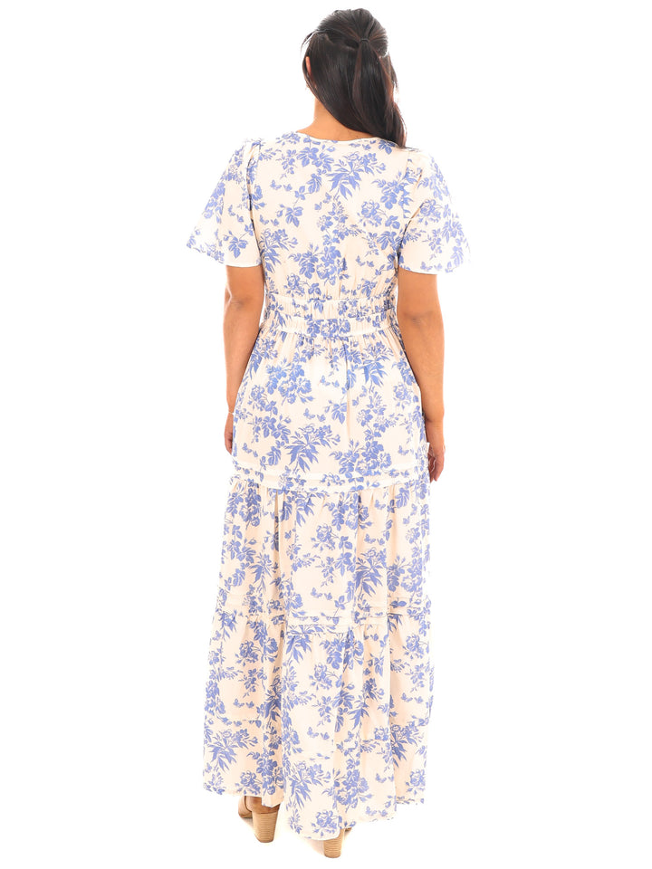 Heart on the Line Floral Maxi Dress