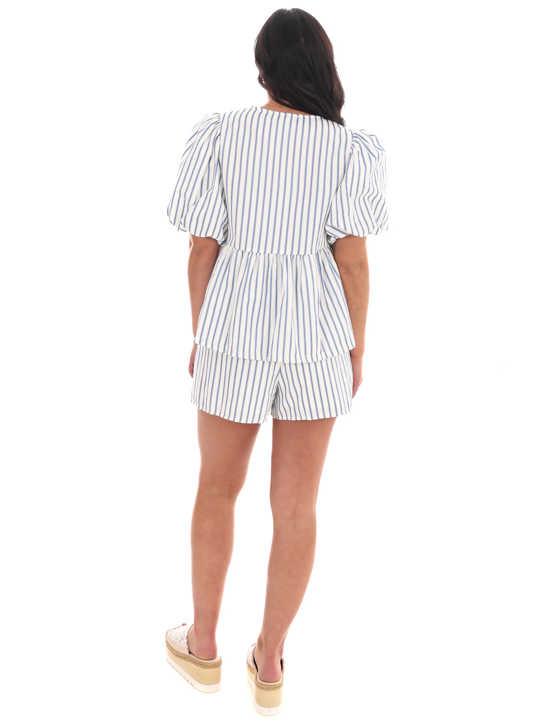 Miracles Happen Stripe Two Piece Set