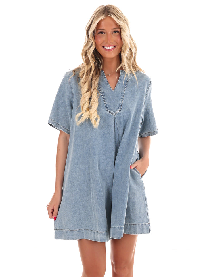 Do You Ever Denim Dress