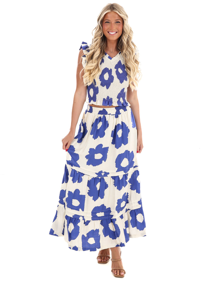 Springtime Beauty Two Piece Skirt Set