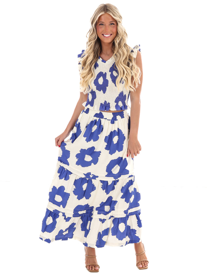 Springtime Beauty Two Piece Skirt Set