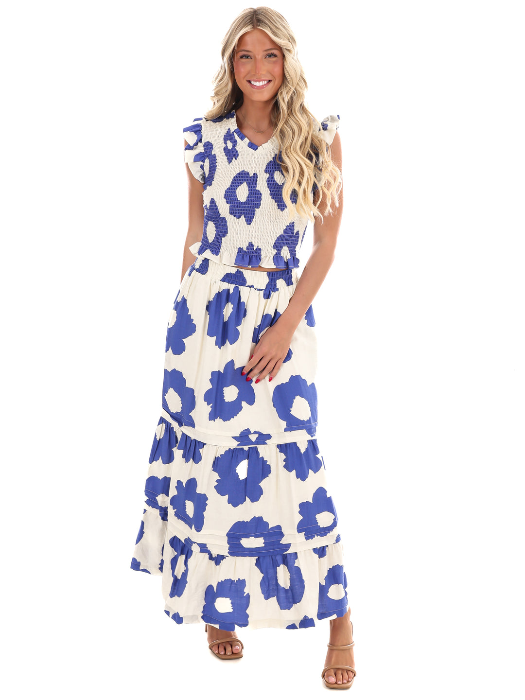 Springtime Beauty Two Piece Skirt Set