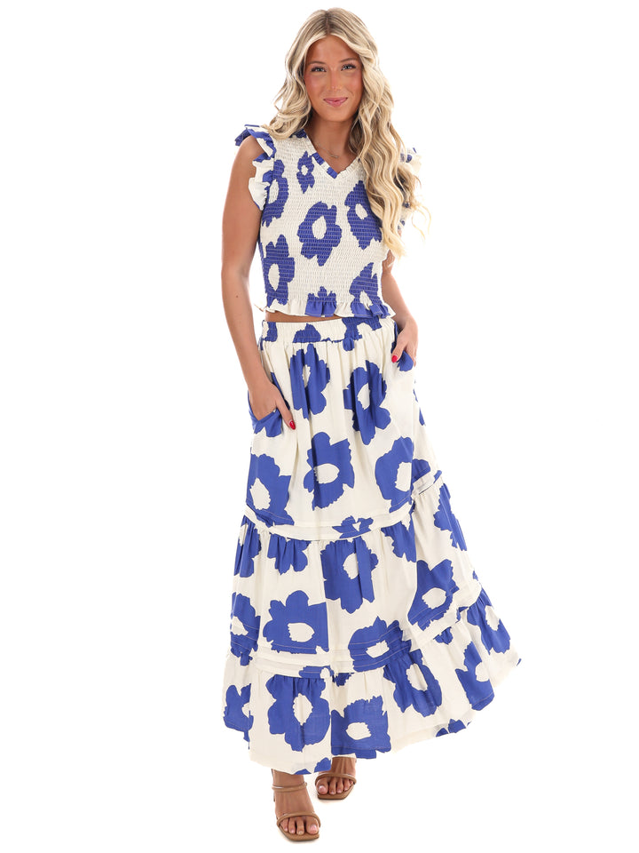 Springtime Beauty Two Piece Skirt Set