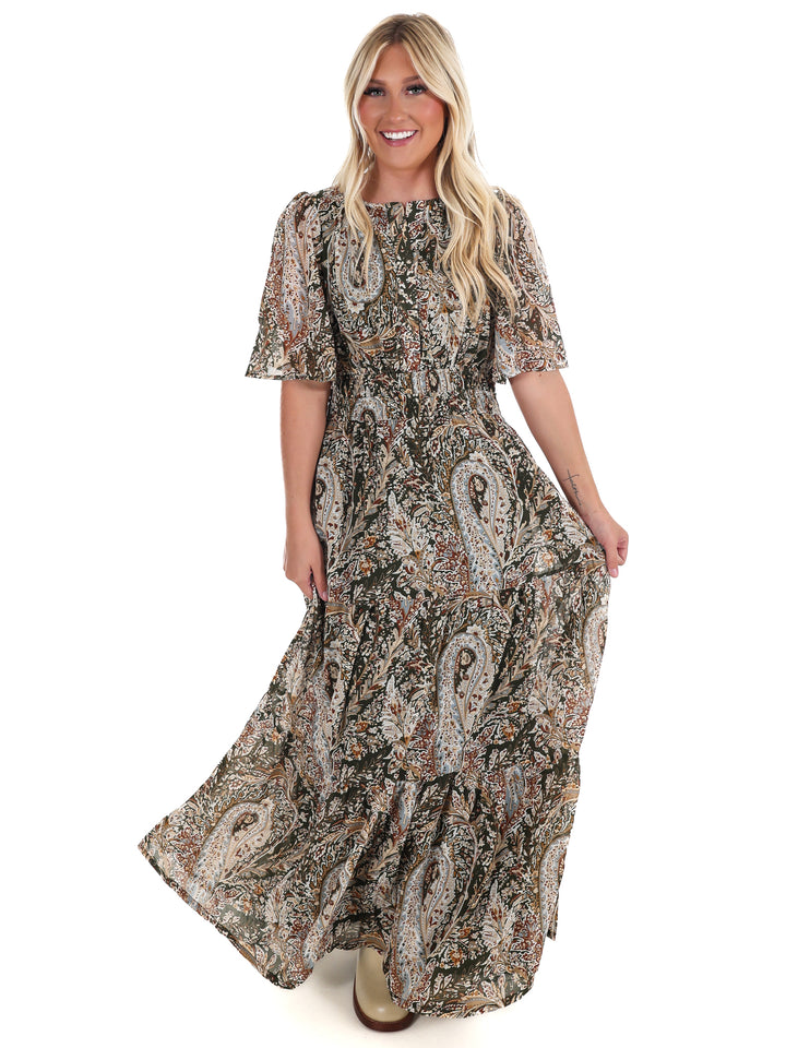 Autumn Air Maxi Dress