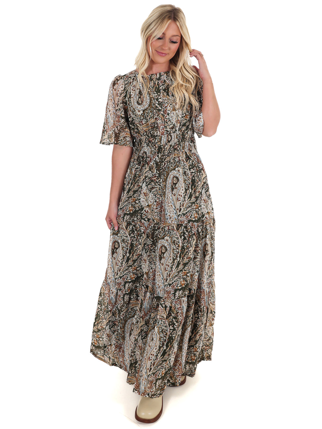 Autumn Air Maxi Dress