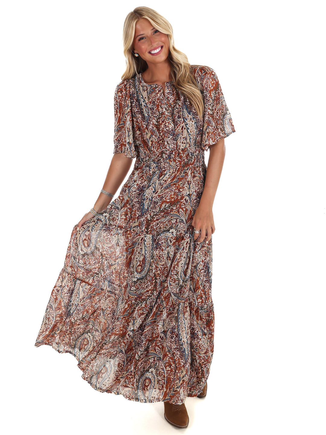 Autumn Air Maxi Dress
