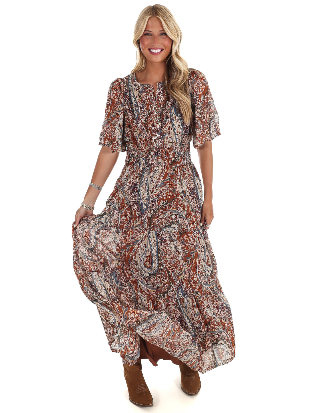 Autumn Air Maxi Dress