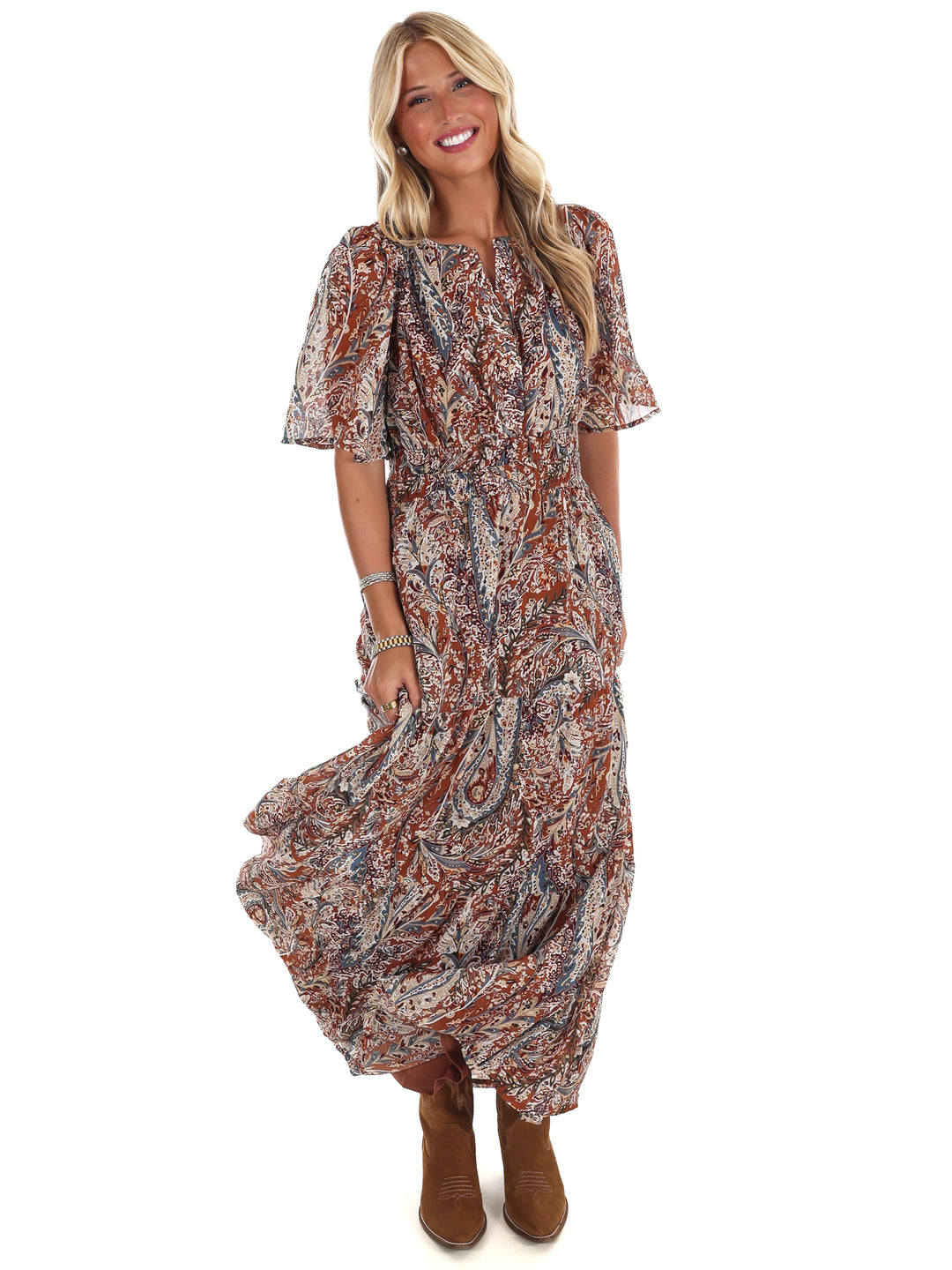 Autumn Air Maxi Dress