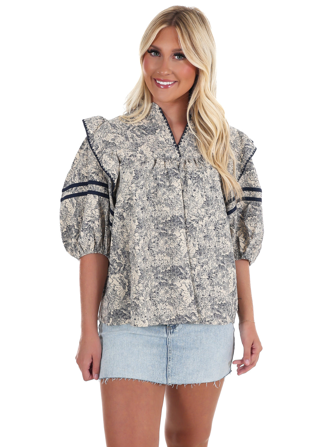 Autumn Woods Print Top