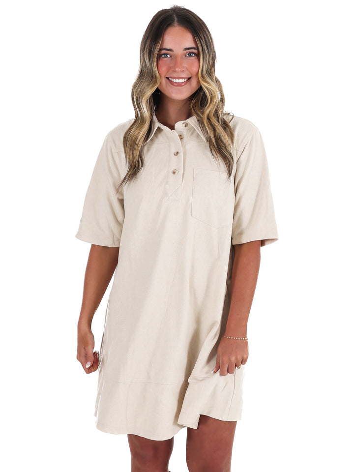 Rustic Rebel Suede Mini Dress