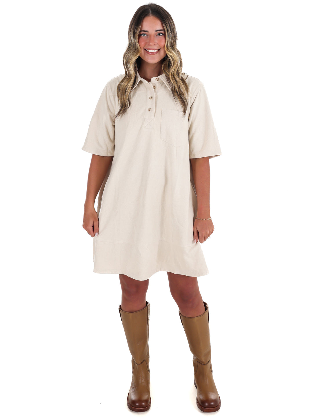 Rustic Rebel Suede Mini Dress