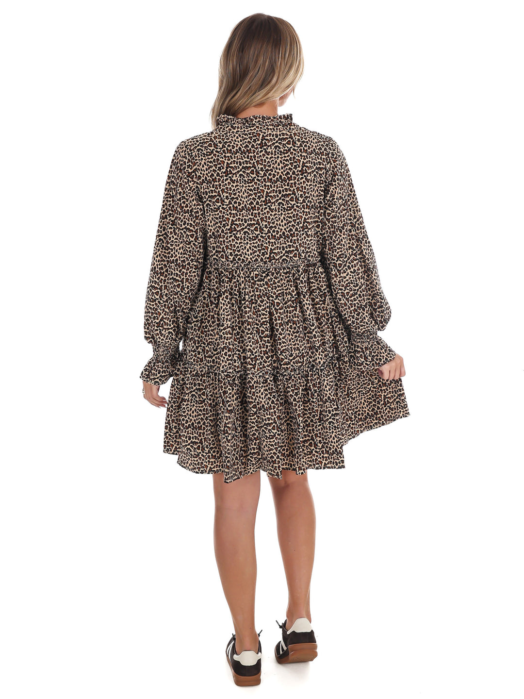 Out of the Woods Leopard Mini Dress