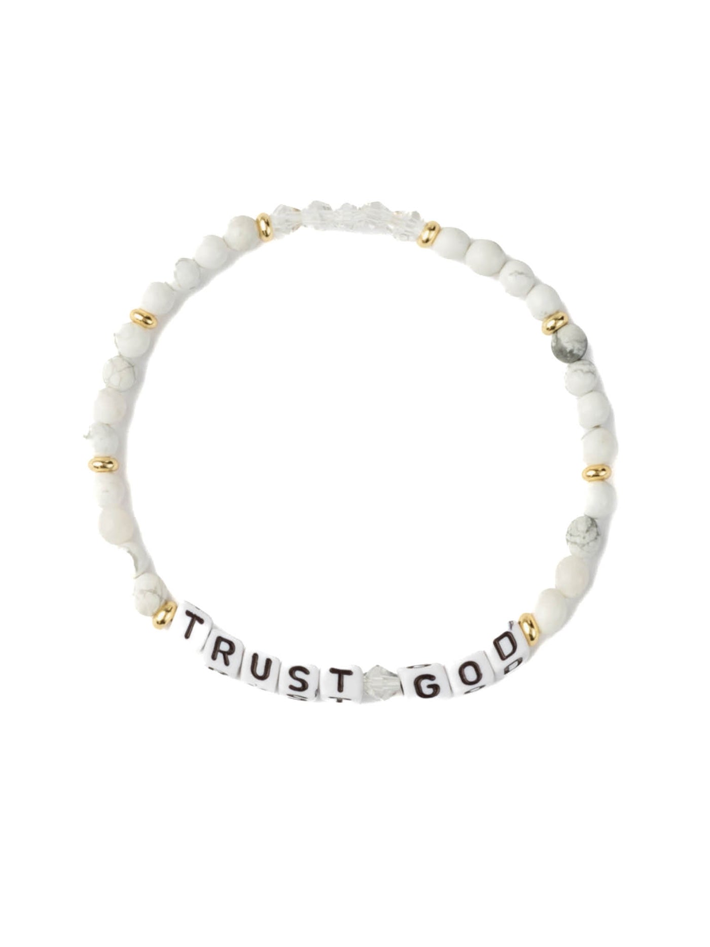 Trust God Letter Bracelet