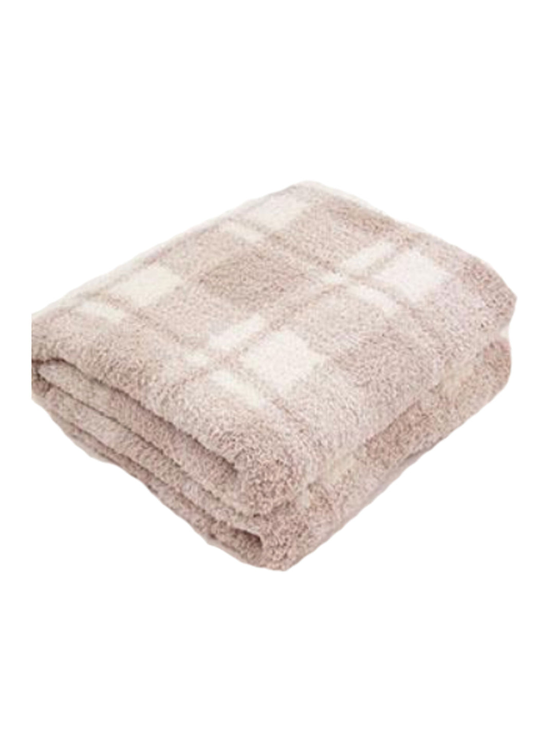 Jumbo Plaid Plush Blanket Doorbuster