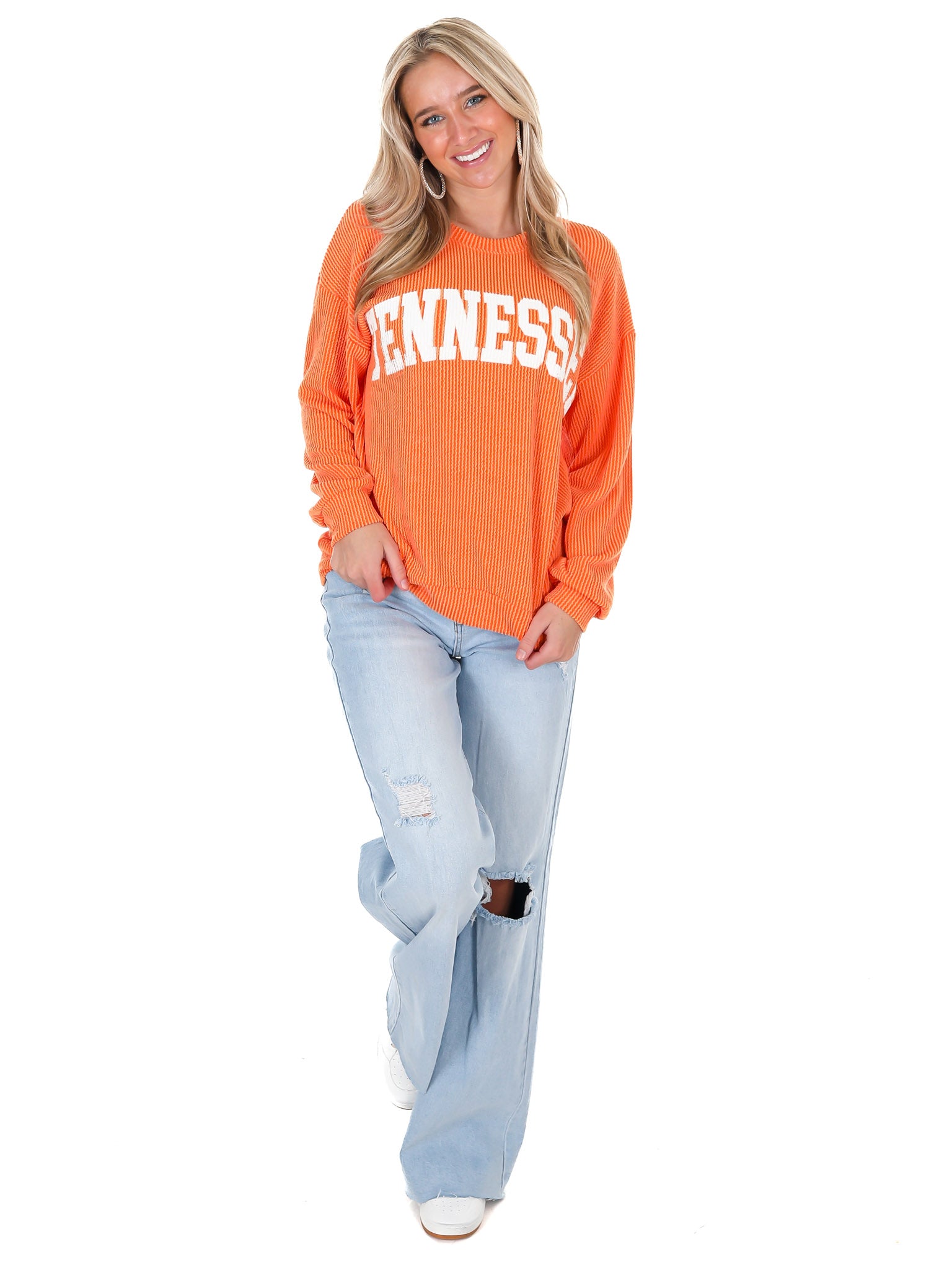 Tennessee Ribbed Sweatshirt – Josie's Boutique