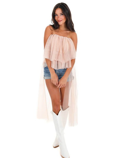 Vision in Tulle Top