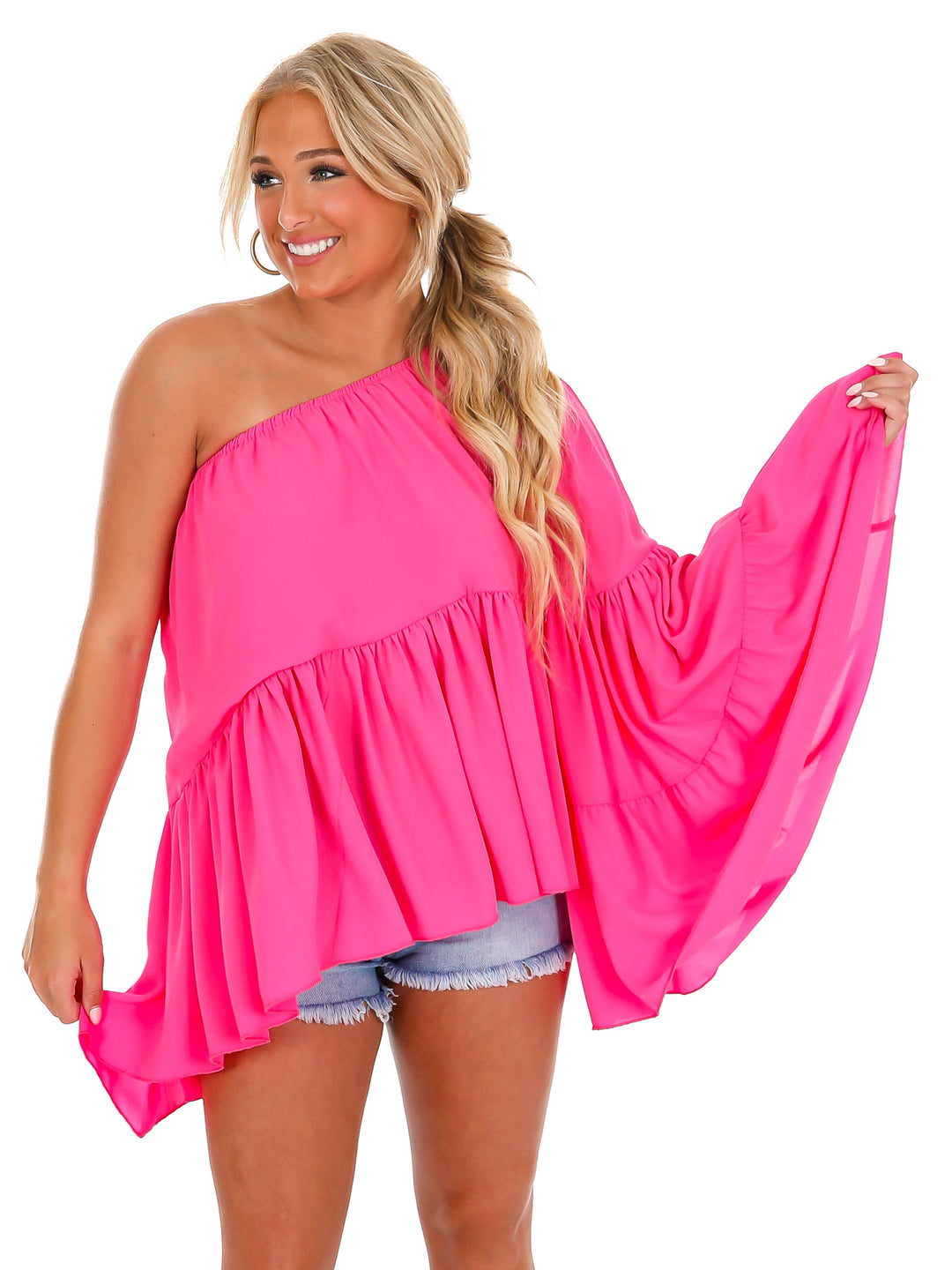 Lost On You One Shoulder Top