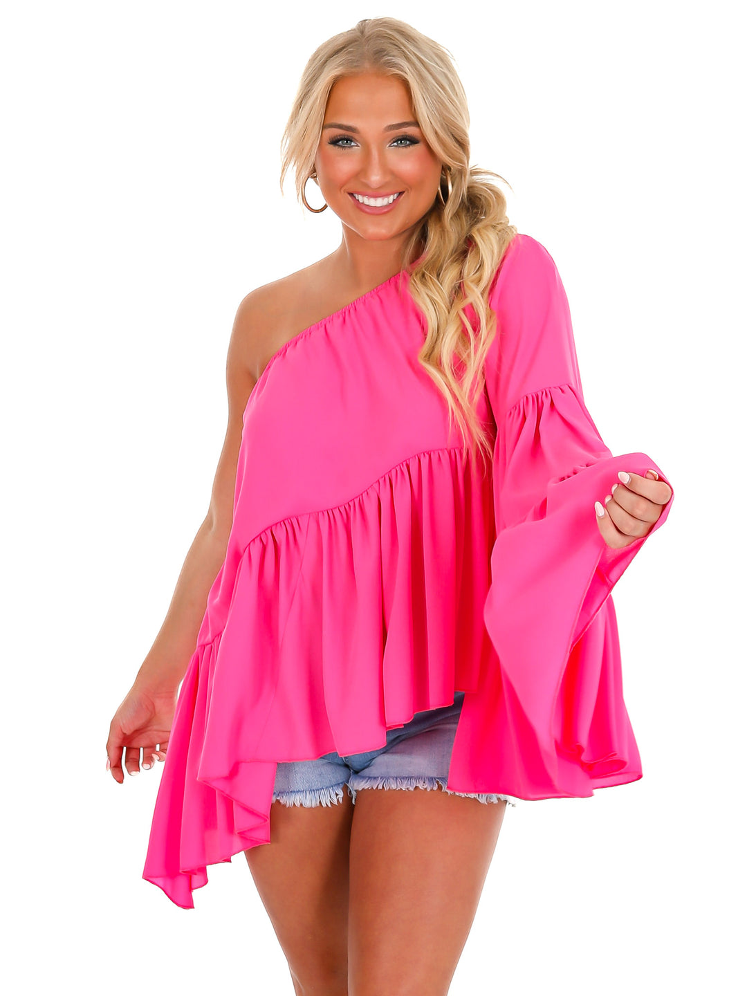 Lost On You One Shoulder Top