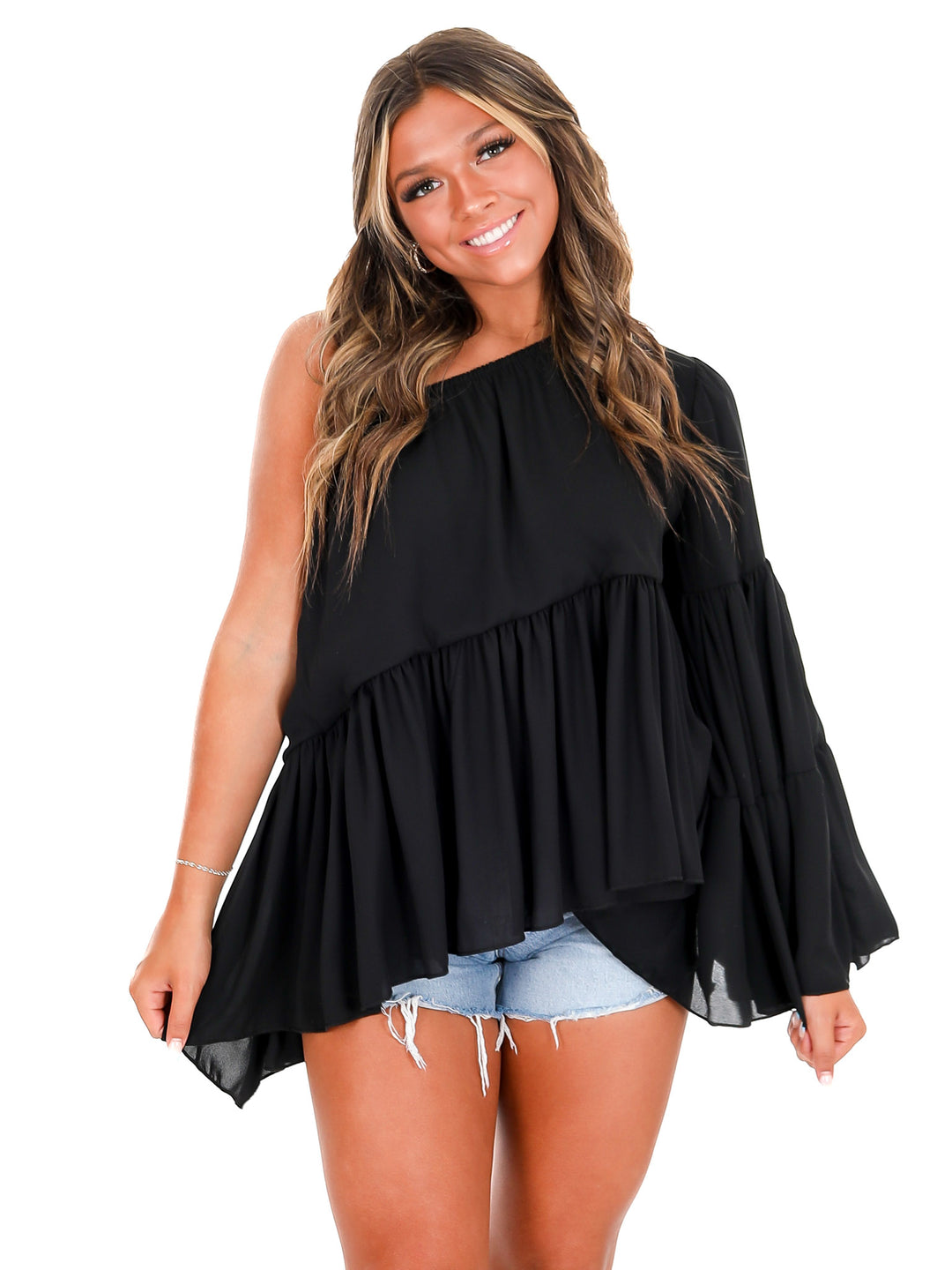 Lost On You One Shoulder Top