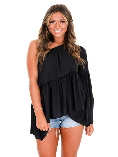 Lost On You One Shoulder Top
