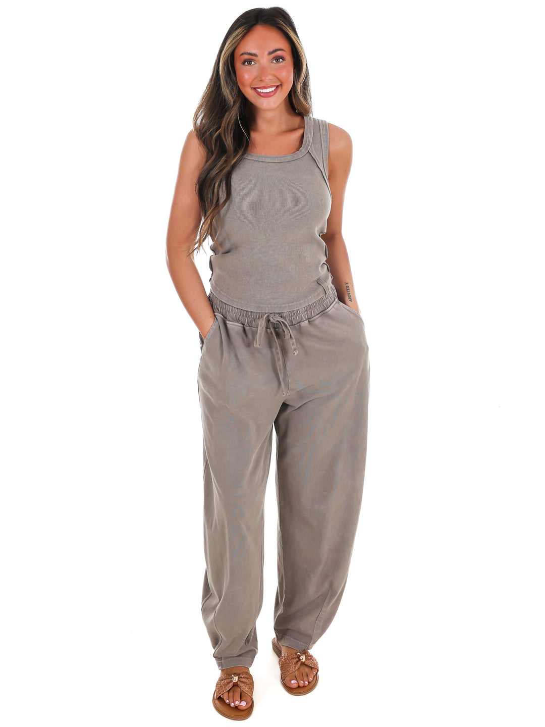 Run to You Ribbed Tank