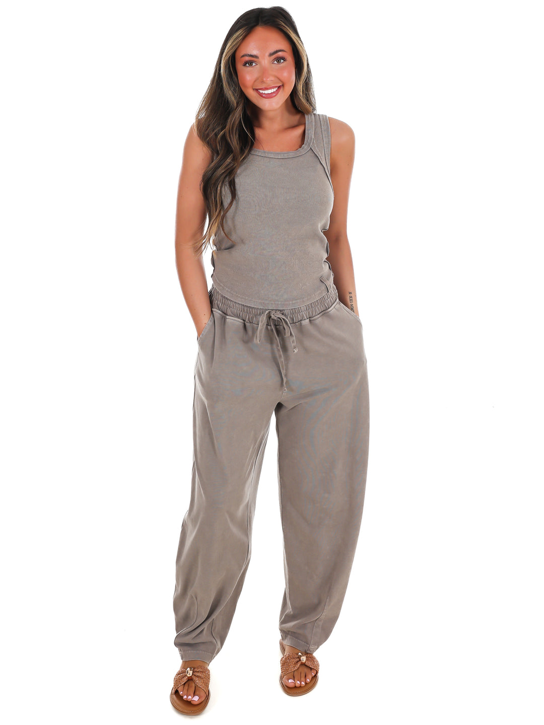 Run to You Ribbed Tank