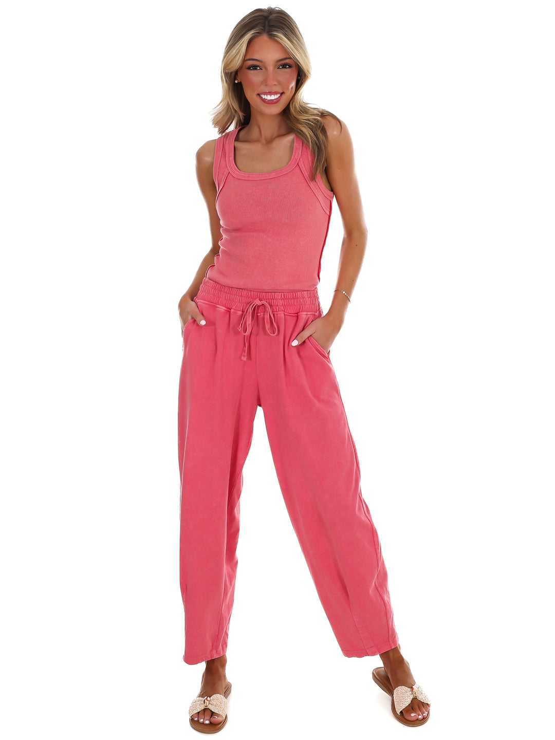 Run to You Ribbed Tank