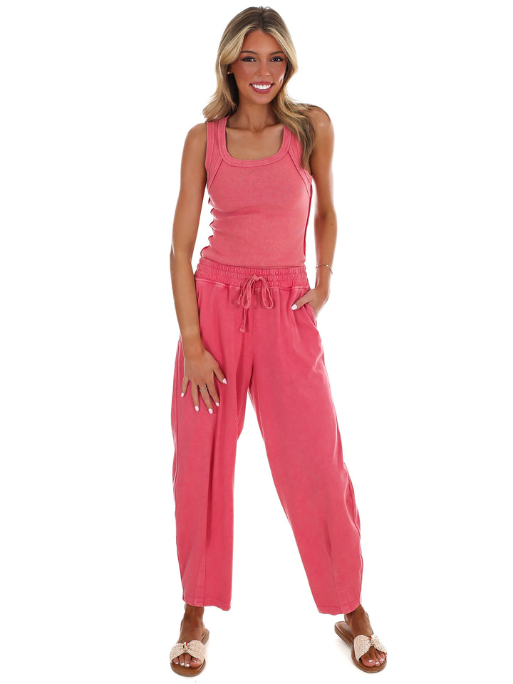 Run to You Ribbed Tank