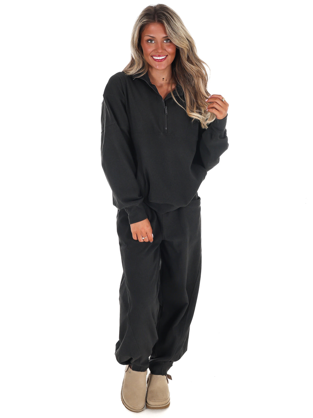 Ribbed Brushed Barrel Two Piece Set Doorbuster