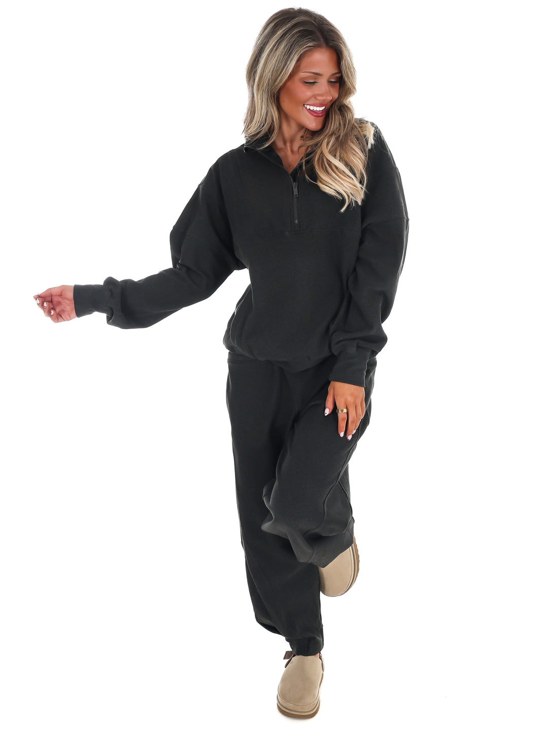 Ribbed Brushed Barrel Two Piece Set Doorbuster