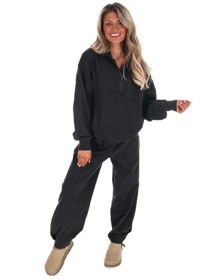 Ribbed Brushed Barrel Two Piece Set Doorbuster