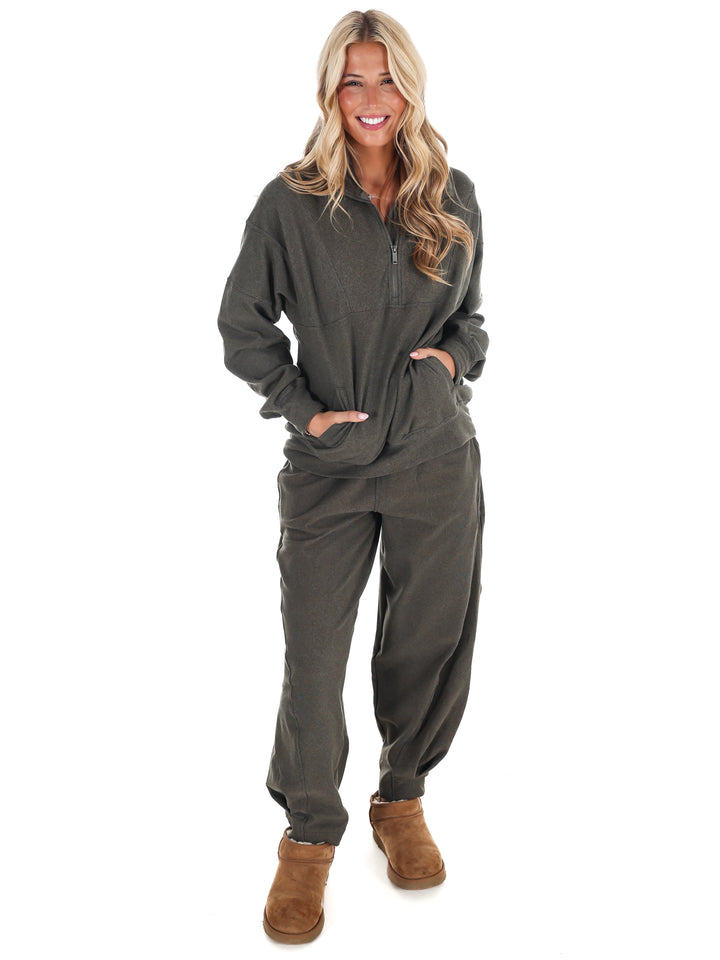 Ribbed Brushed Barrel Two Piece Set Doorbuster