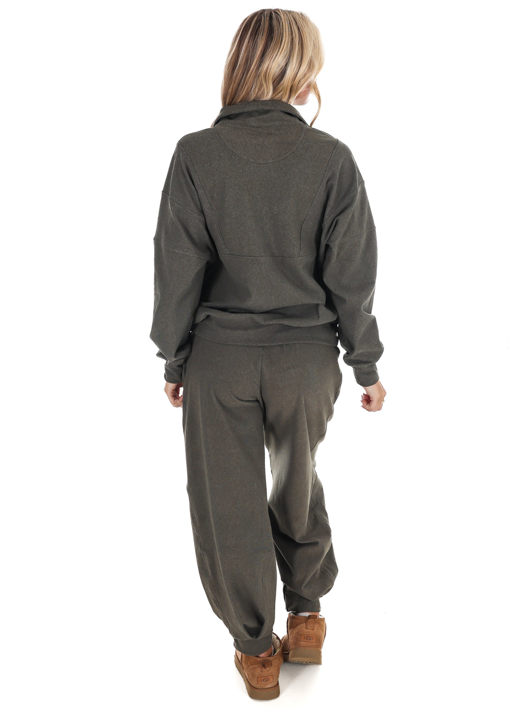 Ribbed Brushed Barrel Two Piece Set Doorbuster