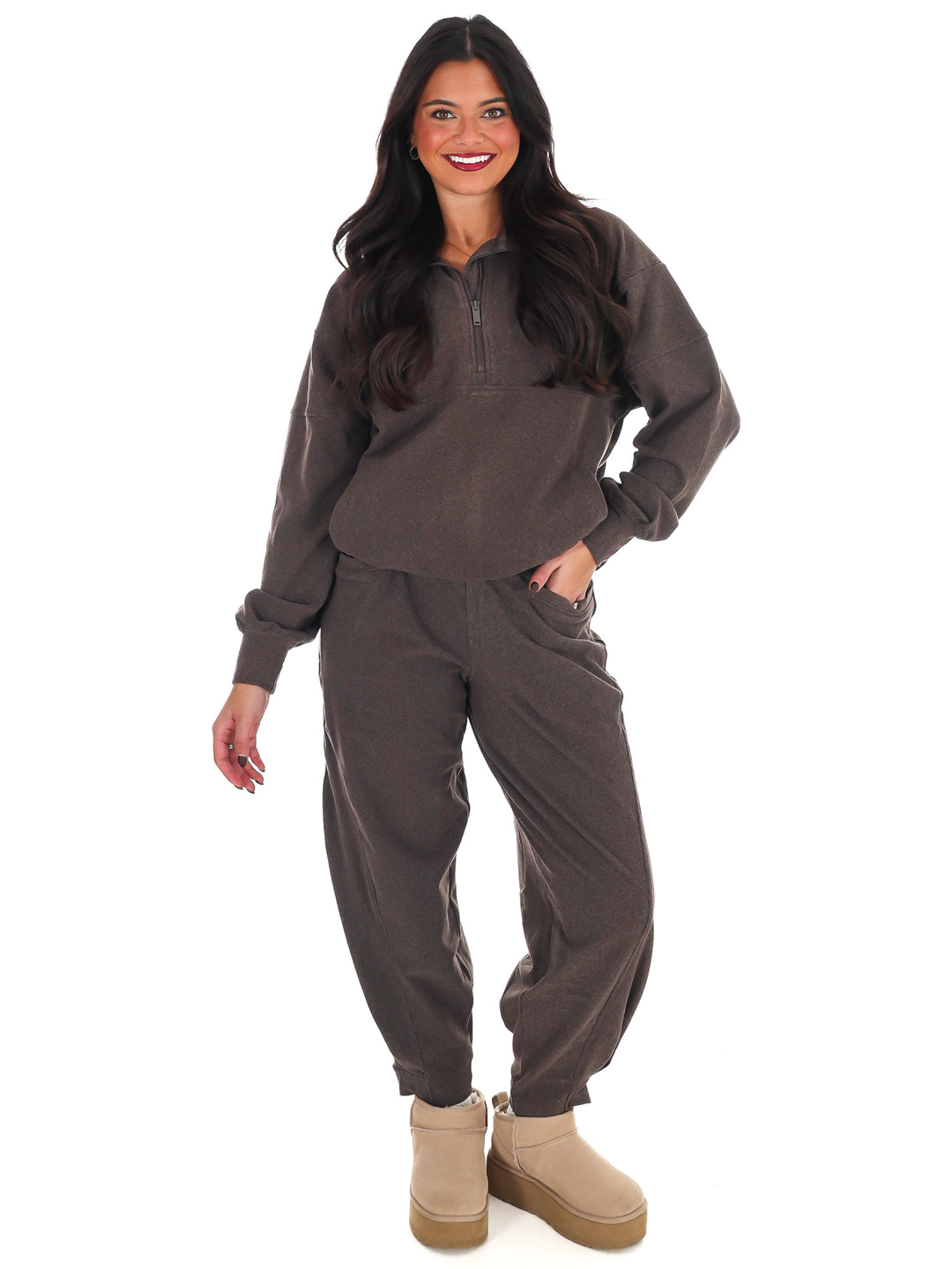 Ribbed Brushed Barrel Two Piece Set Doorbuster