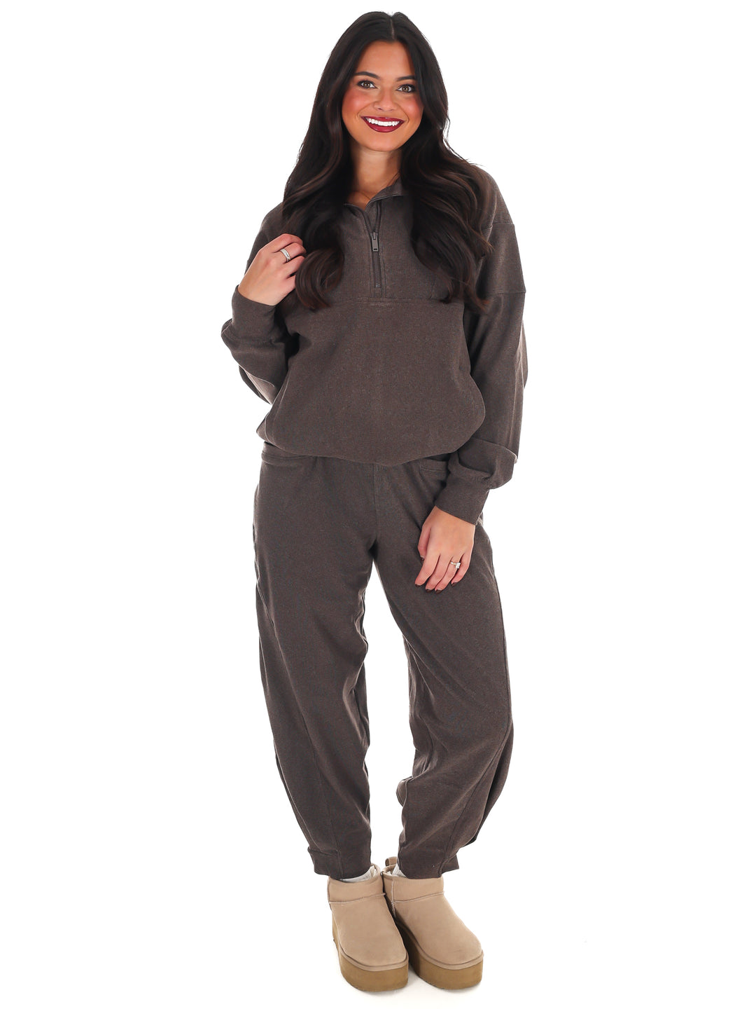 Ribbed Brushed Barrel Two Piece Set Doorbuster