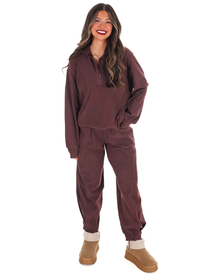 Ribbed Brushed Barrel Two Piece Set Doorbuster