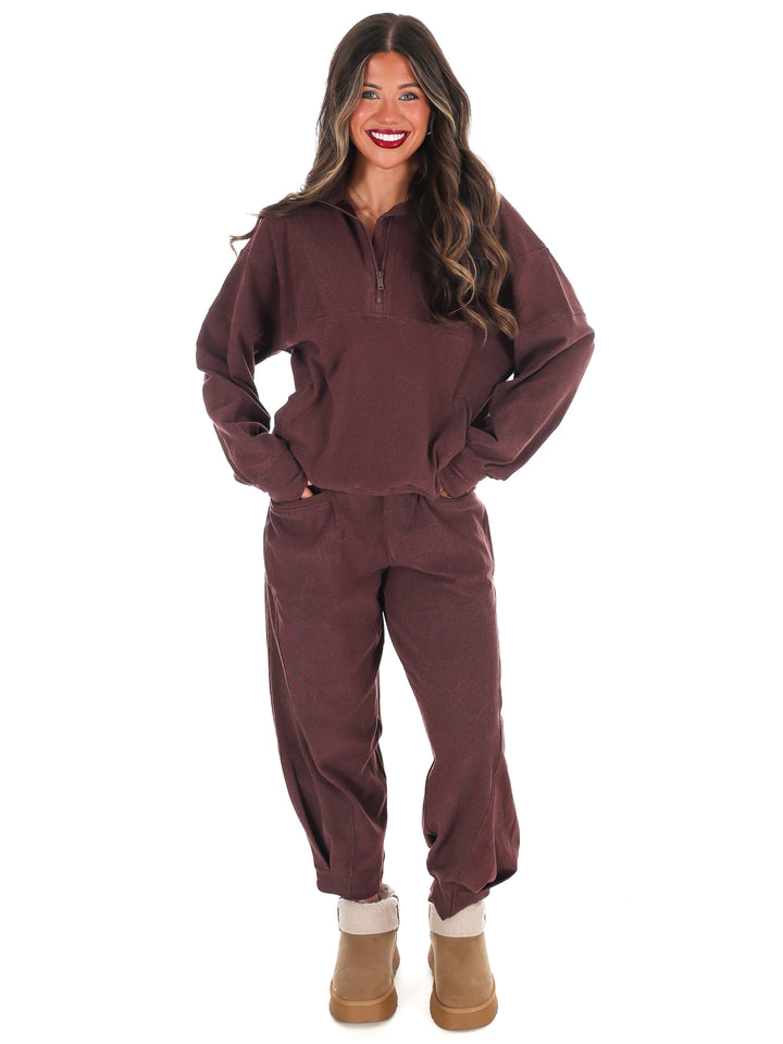 Ribbed Brushed Barrel Two Piece Set Doorbuster