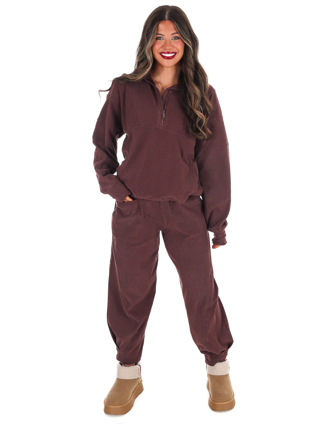 Ribbed Brushed Barrel Two Piece Set Doorbuster