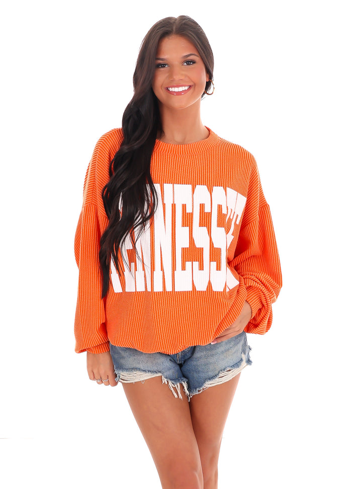 Tennessee Ribbed Oversized Pullover