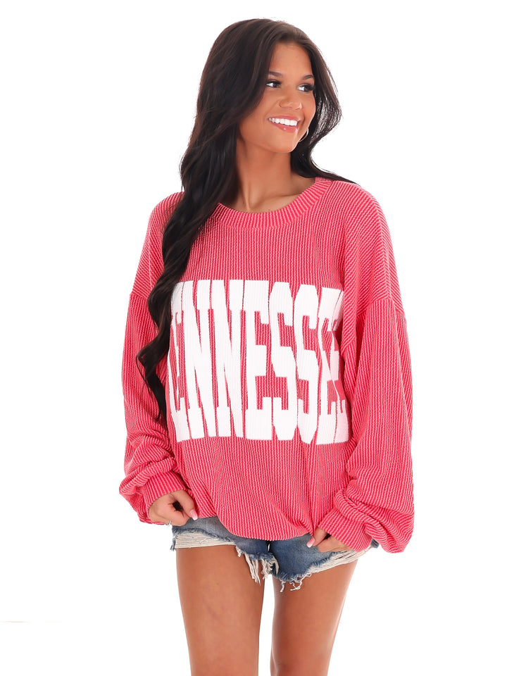 Tennessee Ribbed Oversized Pullover